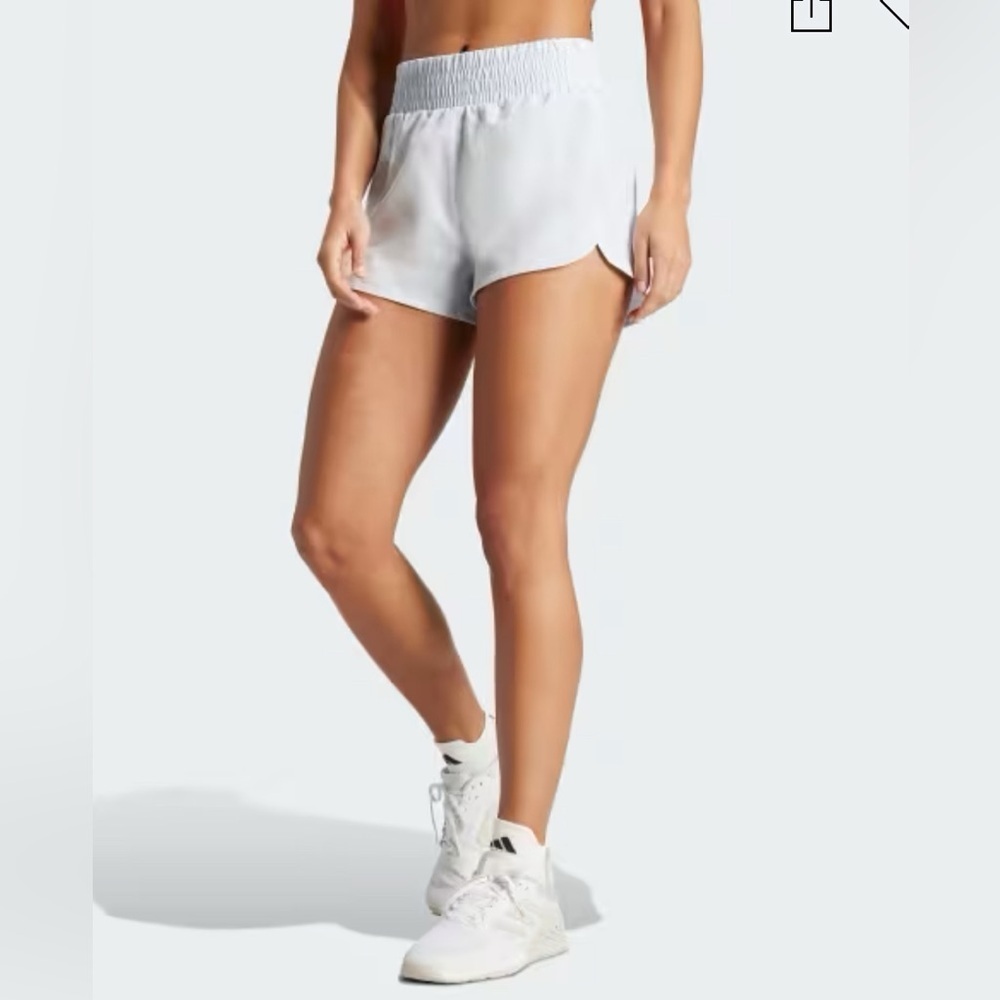ADIDAS PACER WVN HIGH SHORT TRAINING (W) size large